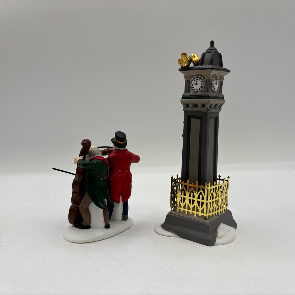 Dept 56 1995 Vintage HVC 12 Days Of Dickens Village Four Calling Birds 58379 EUC - Picture 4 of 12